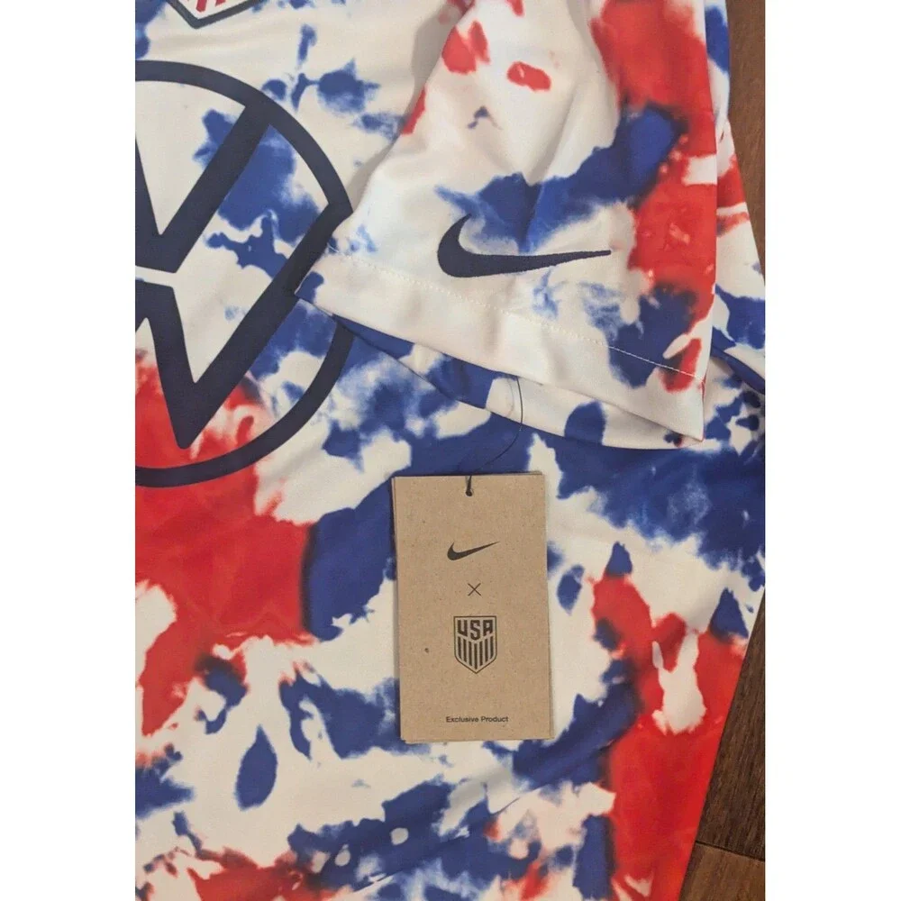 Nike USMNT USA Men's Warm Up Jersey Tye Dye NWT Size Medium Mens DM9553-101